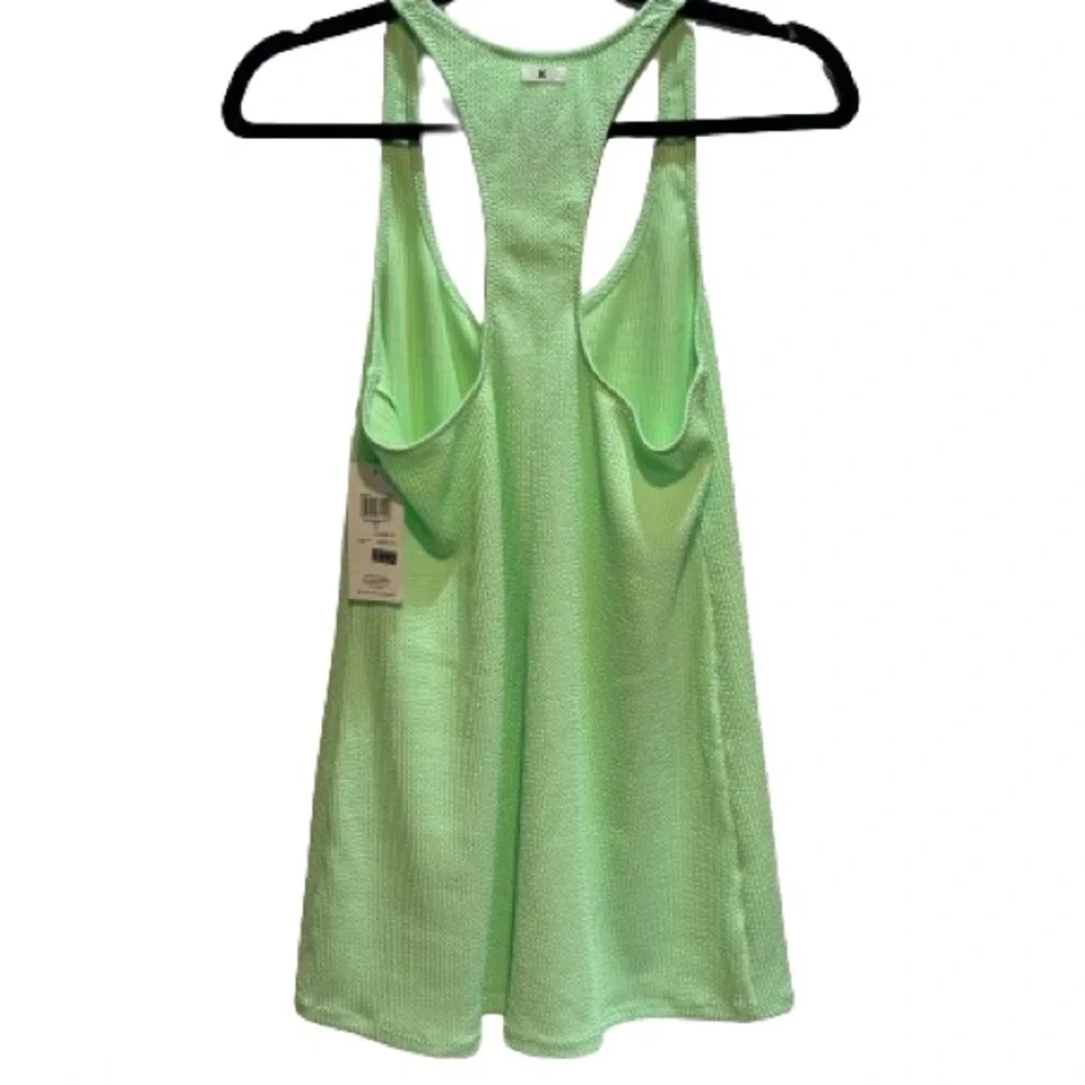 NWT Hurley Textured Beach Mini Racerback Coverup Green Size S - Picture 4 of 8